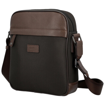 Pánska crossbody taška hnedá - Fagola Jeris