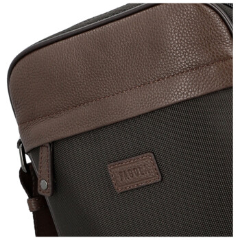 Pánska crossbody taška hnedá - Fagola Jeris