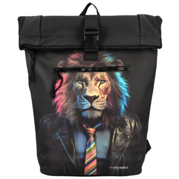 Batoh čierny - New Rebels Lion