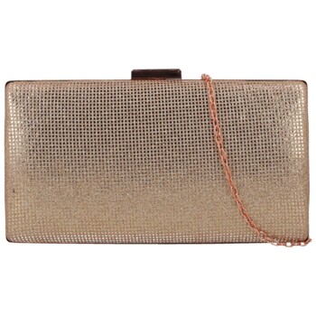 Dámska listová kabelka ružovo/zlaté - Michelle Moon Lamia Sea