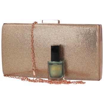 Dámska listová kabelka ružovo/zlaté - Michelle Moon Lamia Sea