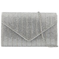 Dámska plesová kabelka strieborná - Michelle Moon Diliara