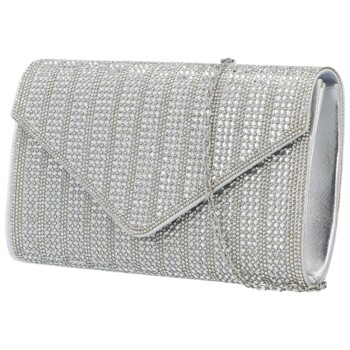 Dámska plesová kabelka strieborná - Michelle Moon Diliara
