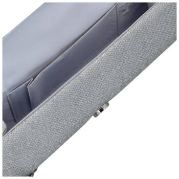 Dámska listová kabelka strieborná - Michelle Moon Beaty