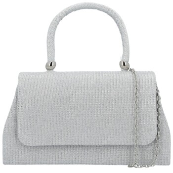 Dámska listová kabelka strieborná - Michelle Moon Sindy