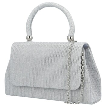 Dámska listová kabelka strieborná - Michelle Moon Sindy