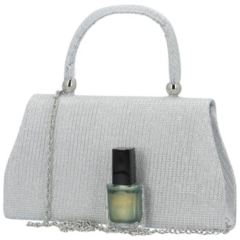 Dámska listová kabelka strieborná - Michelle Moon Sindy