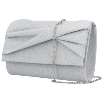 Dámska listová kabelka strieborná - Michelle Moon Aimy