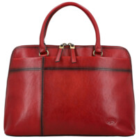 Dámska kožená kabelka do ruky vínová - Katana Arifa