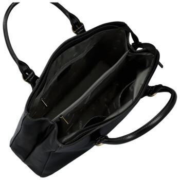 Dámska kožená kabelka do ruky čierna - Katana Siara