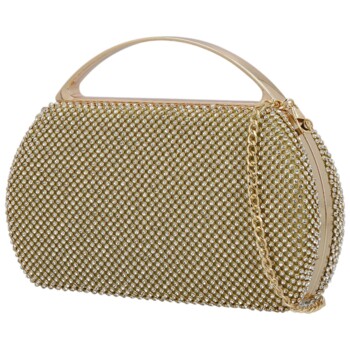 Dámska listová kabelka zlatá - Michelle Moon Esmera