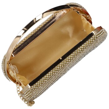 Dámska listová kabelka zlatá - Michelle Moon Esmera