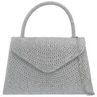 Dámska listová kabelka strieborná - Michelle Moon Alaya