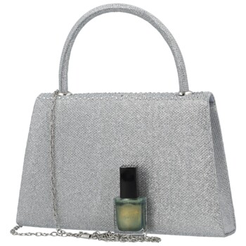 Dámska listová kabelka strieborná - Michelle Moon Alaya