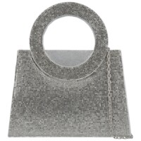 Dámska plesová kabelka strieborná - Michelle Moon Alette