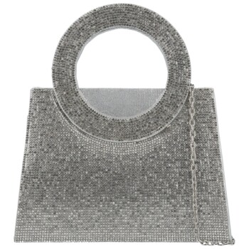 Dámska plesová kabelka strieborná - Michelle Moon Alette