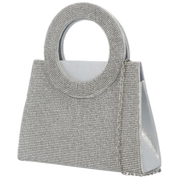 Dámska plesová kabelka strieborná - Michelle Moon Alette