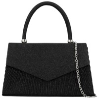 Dámska listová kabelka čierna - Michelle Moon Leela