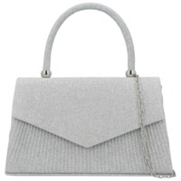 Dámska listová kabelka strieborná - Michelle Moon Leela