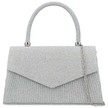 Dámska listová kabelka strieborná - Michelle Moon Leela