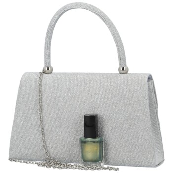 Dámska listová kabelka strieborná - Michelle Moon Leela