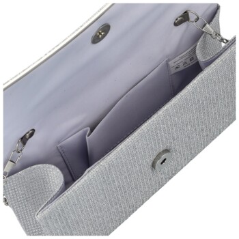 Dámska listová kabelka strieborná - Michelle Moon Asila