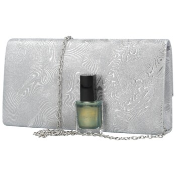 Dámska listová kabelka strieborná - Michelle Moon Arlette