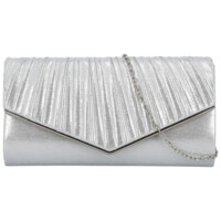 Dámska listová kabelka strieborná - Michelle Moon Ronia