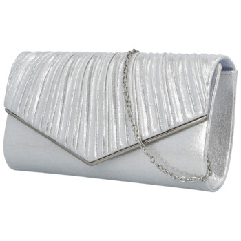 Dámska listová kabelka strieborná - Michelle Moon Ronia