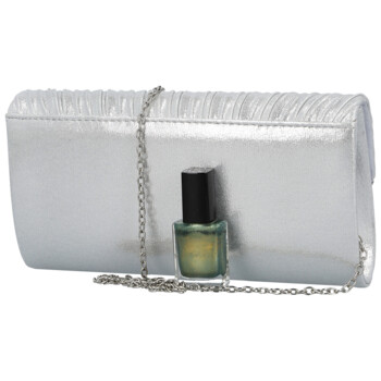 Dámska listová kabelka strieborná - Michelle Moon Ronia