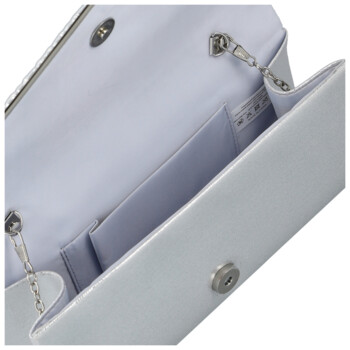 Dámska listová kabelka strieborná - Michelle Moon Ronia