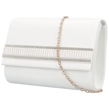 Dámska listová kabelka biela - Michelle Moon Brigit