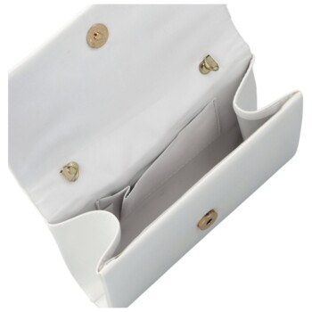 Dámska listová kabelka biela - Michelle Moon Brigit