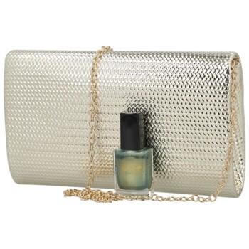 Dámska listová kabelka zlatá - Michelle Moon Flawie