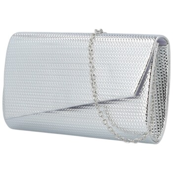 Dámska listová kabelka strieborná - Michelle Moon Flawie