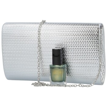Dámska listová kabelka strieborná - Michelle Moon Flawie