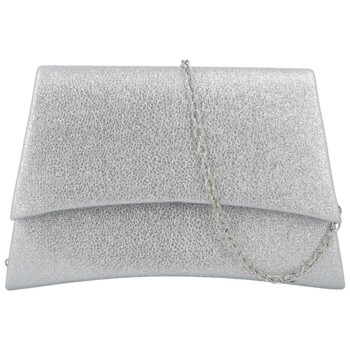 Dámska listová kabelka strieborná - Michelle Moon Coralie