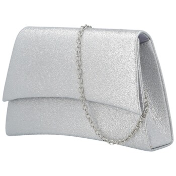Dámska listová kabelka strieborná - Michelle Moon Coralie