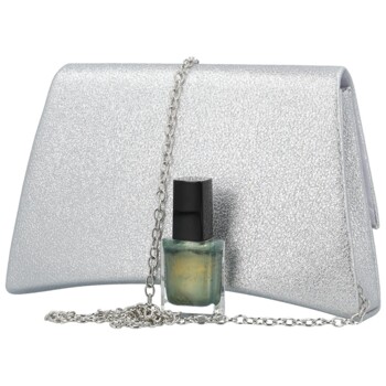 Dámska listová kabelka strieborná - Michelle Moon Coralie