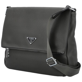 Dámska crossbody kabelka tmavo šedá - Firenze Holly