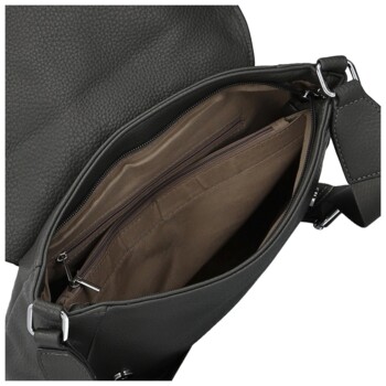 Dámska crossbody kabelka tmavo šedá - Firenze Holly