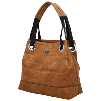 Dámska kabelka na rameno koňaková - Firenze Venesa