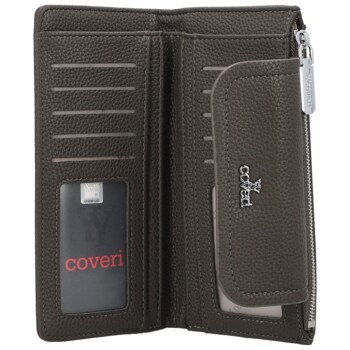 Dámska peňaženka tmavo šedá - Coveri Caiti