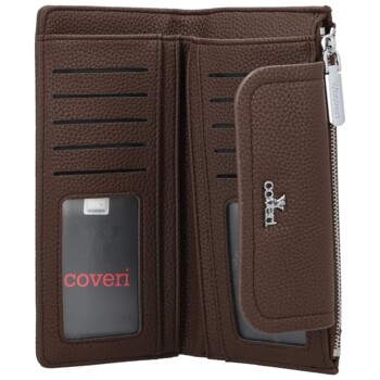 Dámska peňaženka coffee - Coveri Caiti