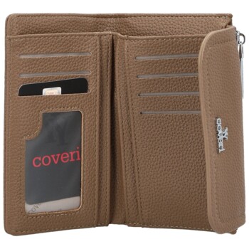 Dámska peňaženka tmavo béžová - Coveri Kenzy