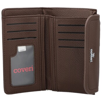 Dámska peňaženka coffee - Coveri Kenzy