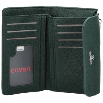 Dámska peňaženka tmavo zelená - Coveri Kenzy