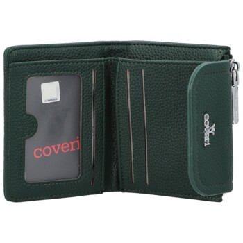 Dámska peňaženka tmavo zelená - Coveri Korina