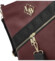 Dámska crossbody kabelka vínová - Laura Biaggi Latoya new