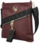 Dámska crossbody kabelka vínová - Laura Biaggi Latoya new